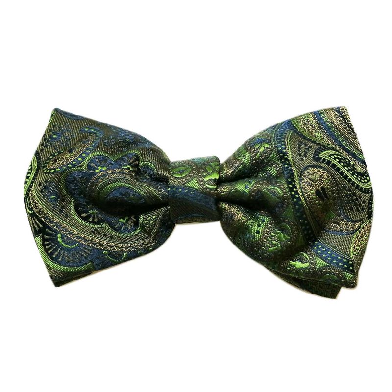Fellini Luxe Paisley Bow Tie image number 4